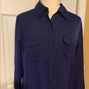 Covington polyester button down blouse - Sz 16/18
